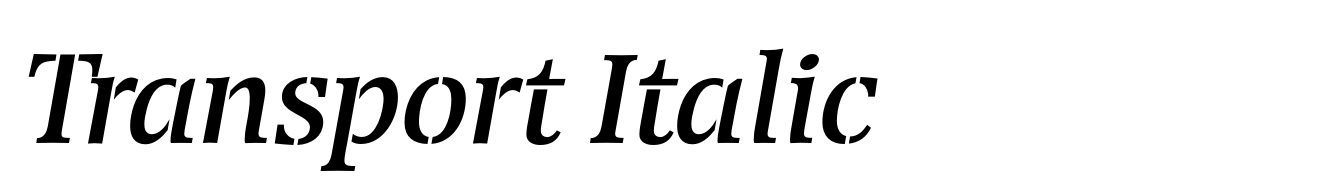 Transport Italic